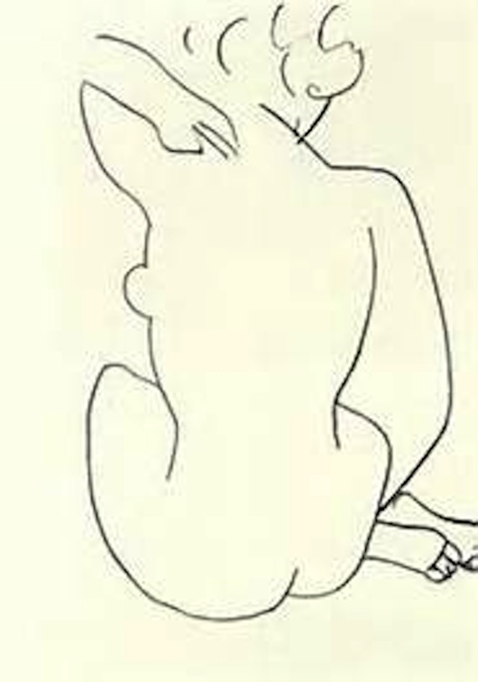 nudo di schiena , Henri Matisse